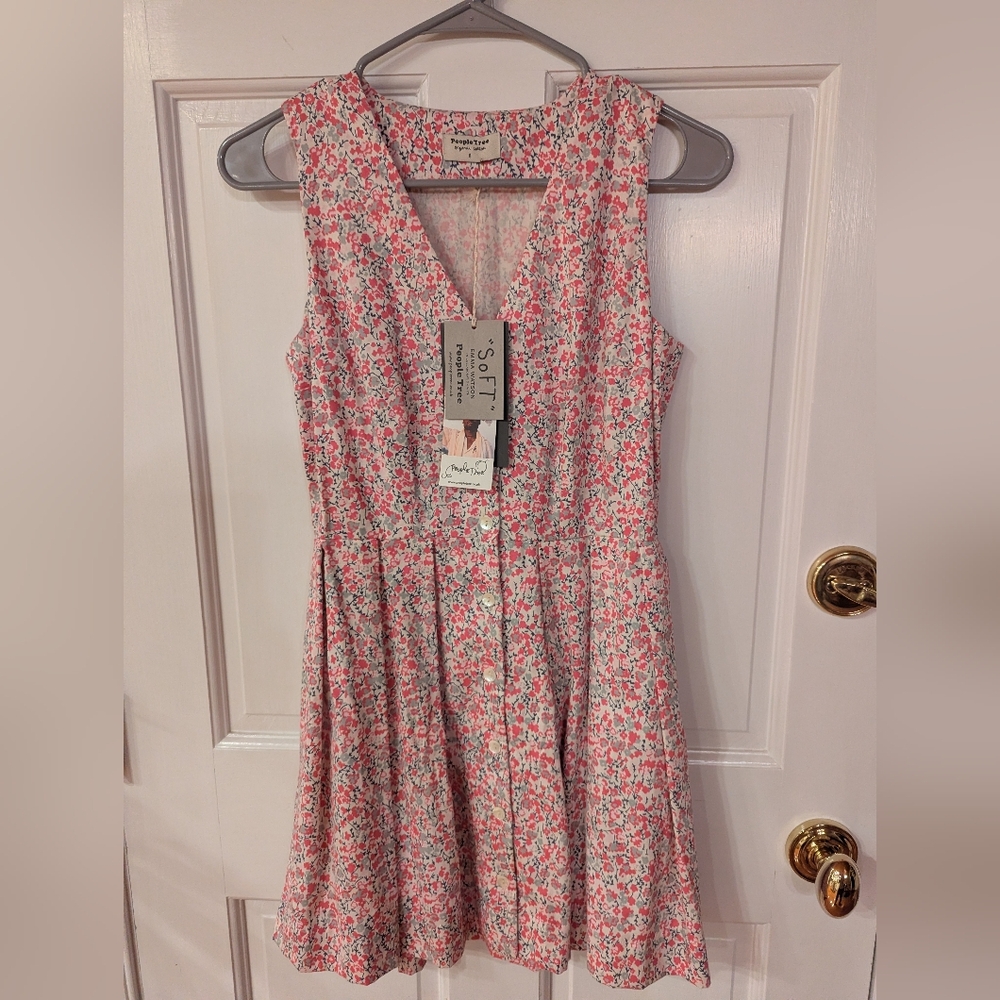 NWT Girl's Size 8 "SOFT" People Tree In Collaboration w/ Emma Watson Dress Sz 8